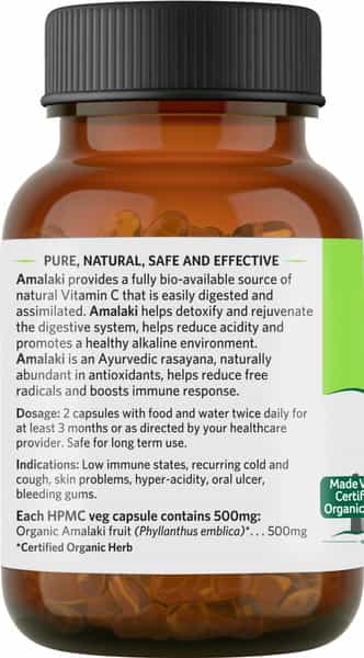 Organic India Amalaki - 60 Capsules