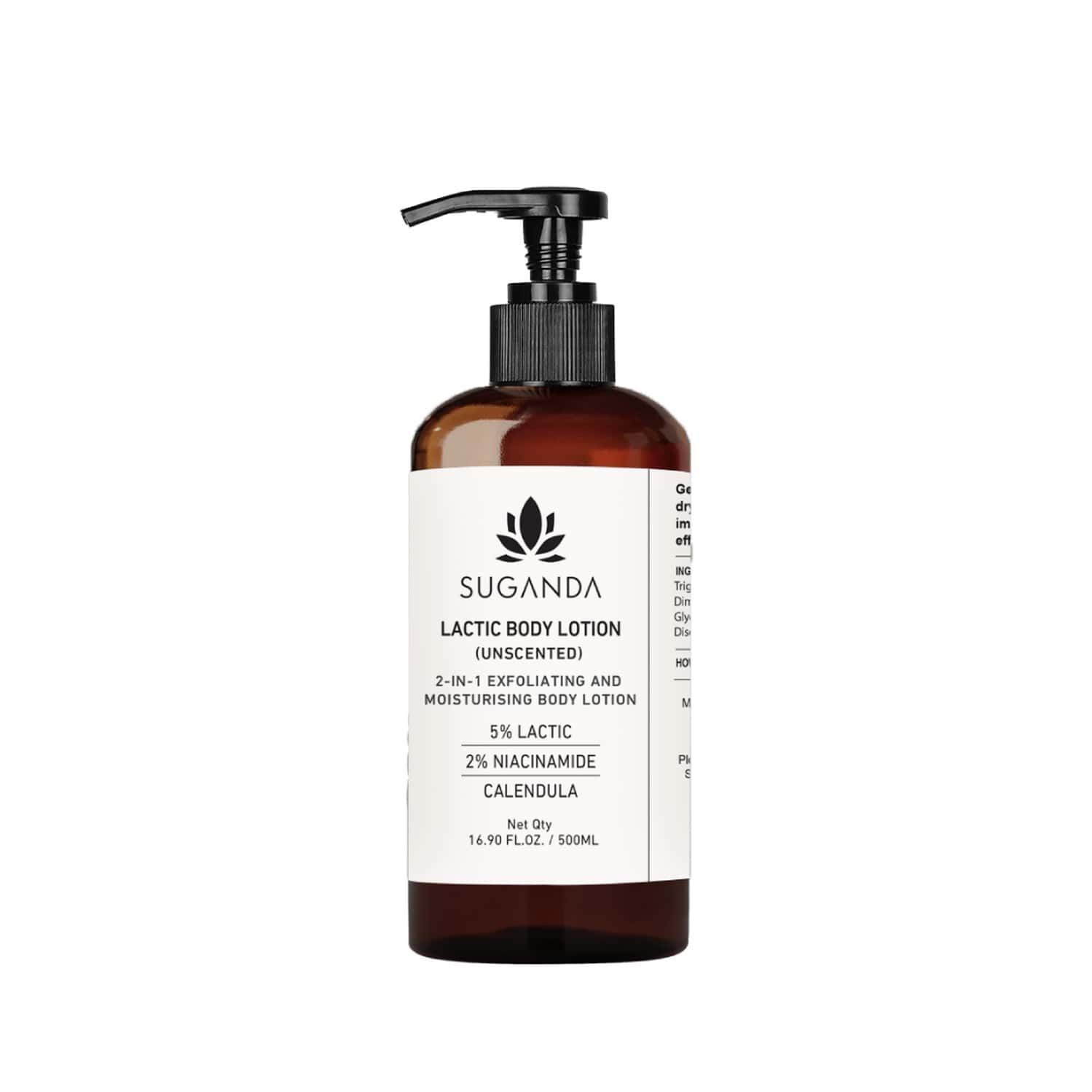 Suganda Lactic Body Lotion Unscented 500ml
