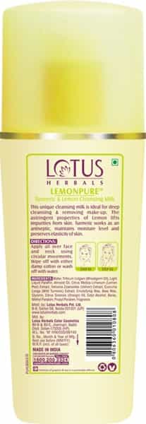 Lotus Herbals Lemonpure Cleansing Milk 80 Ml
