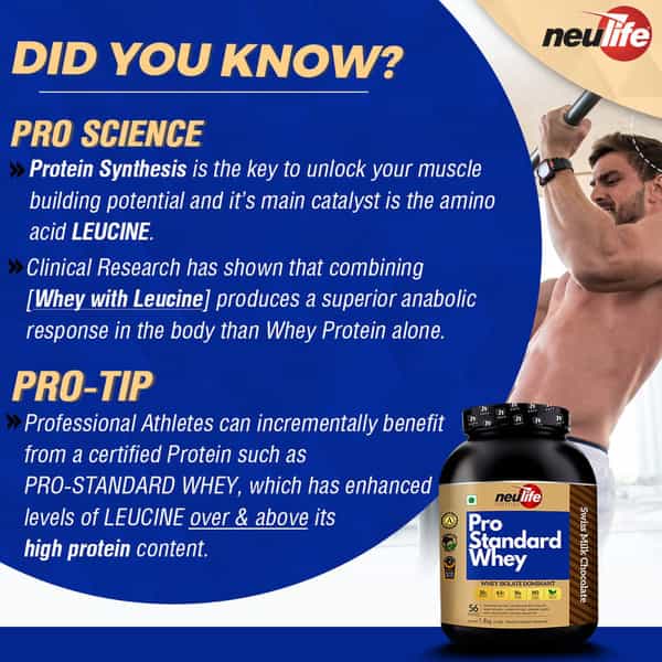 Neulife Pro Standard Advanced Whey Protein Isolate Powder 2Lbs (Coffee)