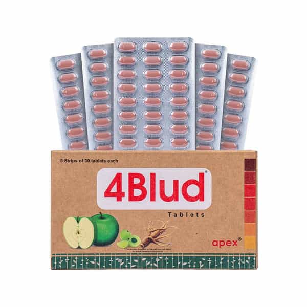Green Milk 4Blud Tablets | Ayurvedic Blood Wellness & Iron Support | 5 X 30 Tablets