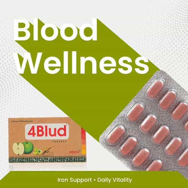 Green Milk 4Blud Tablets | Ayurvedic Blood Wellness & Iron Support | 5 X 30 Tablets