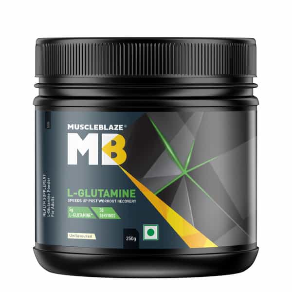 Muscleblaze L-Glutamine Unflavoured 250 Gm