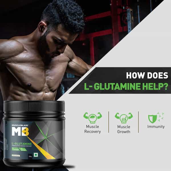Muscleblaze L-Glutamine Unflavoured 250 Gm