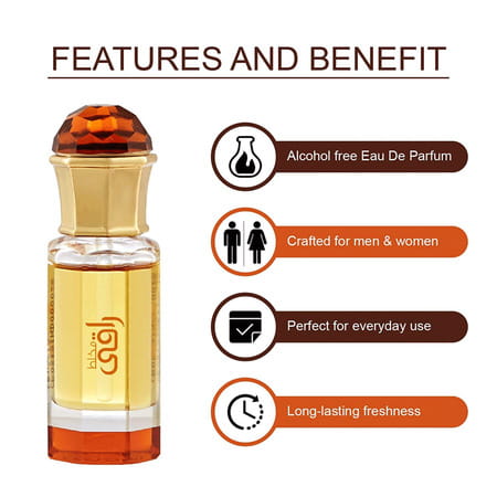 Ajmal Aura Cp Attar 10ml For Unisex And Mukhallat Raaqi Cp Attar 10ml For Unisex