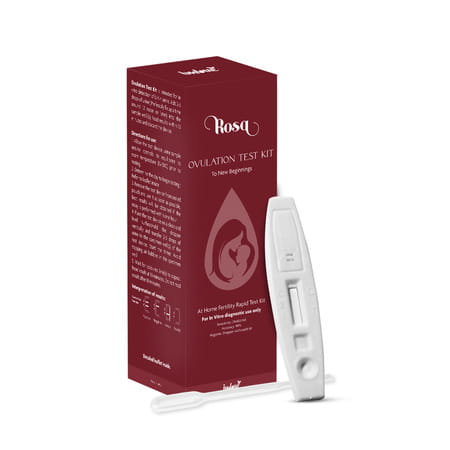 Imbue Rosa Ovulation Test Kit - At Home Fertility Rapid Test Kit For Women
