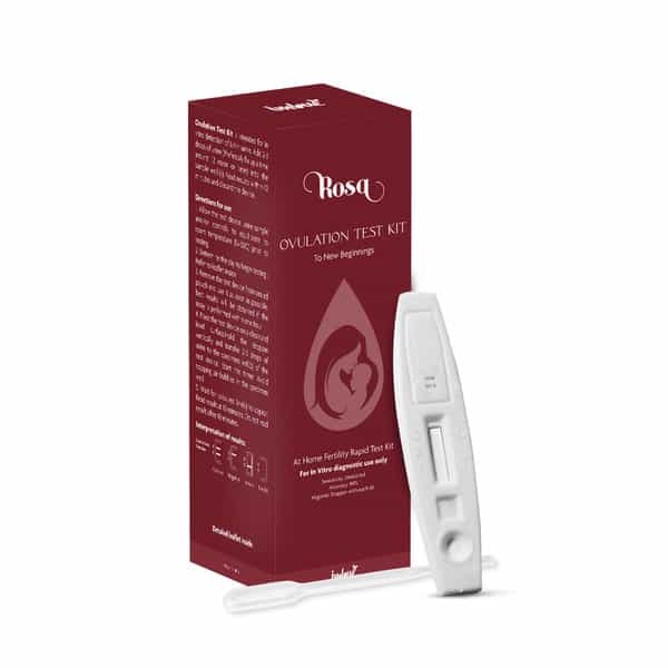Imbue Rosa Ovulation Test Kit - At Home Fertility Rapid Test Kit For Women