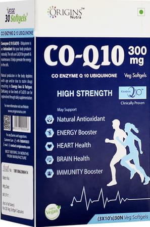 Origins Nutra Coq10 300mg Energy Booster (30 Softgels)