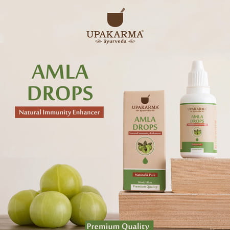 Upakarma Ayurveda Amla Drops An Ayurvedic Herb Drops To Boost Immunity - 30ml
