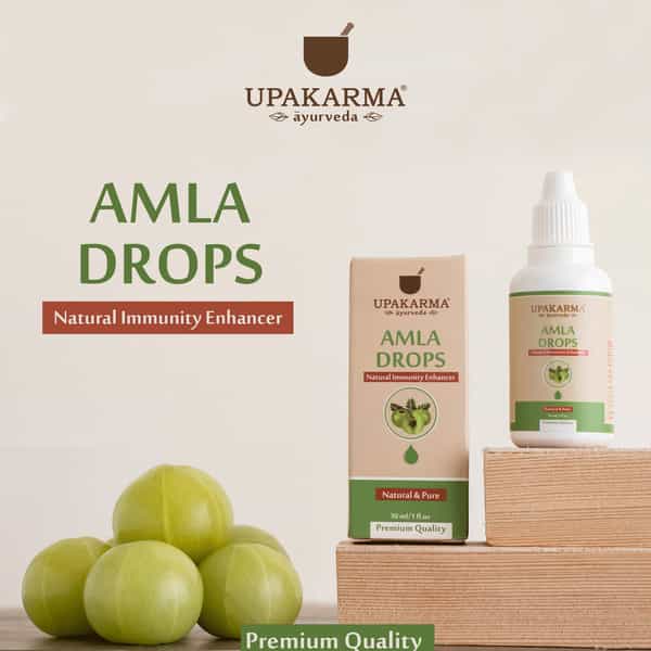 Upakarma Ayurveda Amla Drops An Ayurvedic Herb Drops To Boost Immunity - 30Ml