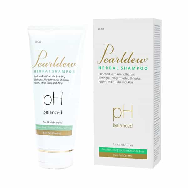 Pearldew Herbal Shampoo 200 Ml | Reduces Hair Fall | Dandruff & Tangled Hair (Pack Of 4)