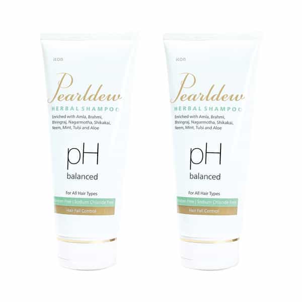 Pearldew Herbal Shampoo 200 Ml | Reduces Hair Fall | Dandruff & Tangled Hair (Pack Of 4)