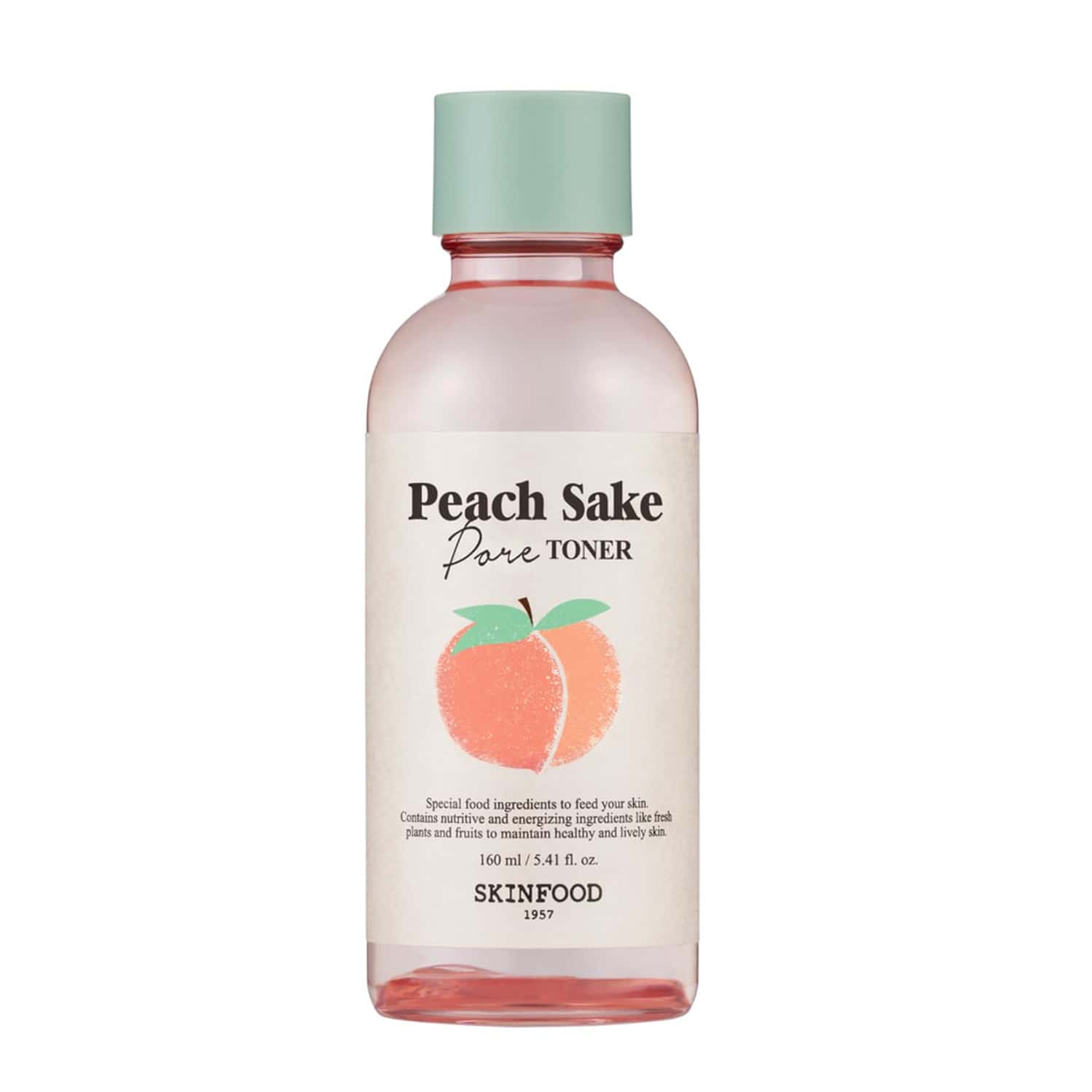 Skinfood Peach Sake Facial Toner - Pore Tightening & Sebum Control Toner For Oily Skin 135ml
