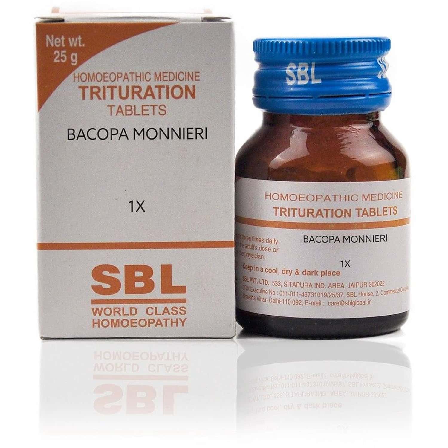 Sbl Bacopa Monnieri Tablet 1x 25 Gm Pack Of 3