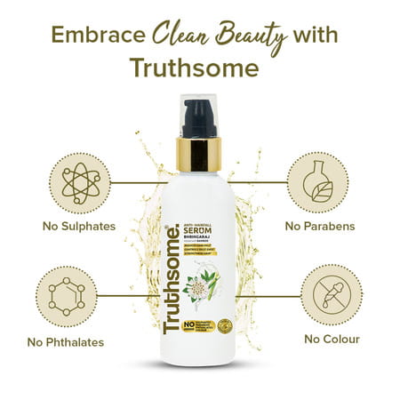 Truthsome Anti-Hair Fall Serum With Bhringaraj And Infused With Bamboo Oil | 100 Ml