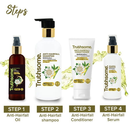 Truthsome Anti-Hair Fall Serum With Bhringaraj And Infused With Bamboo Oil | 100 Ml