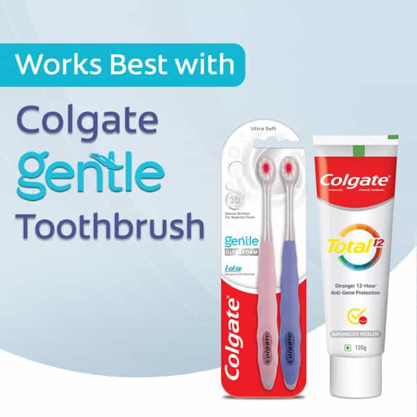 Colgate Total Whole Mouth Health Antibacterial Toothpaste 120Gm + 120Gm (Advanced Health)