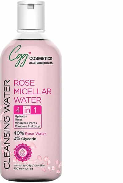 Cgg Cosmetics Rose Water Micellar Cleansing Water 4 In 1 - 300Ml