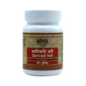 Uma Ayurveda Sarivadi Vati Ayurvedic Tablets 80 Tab