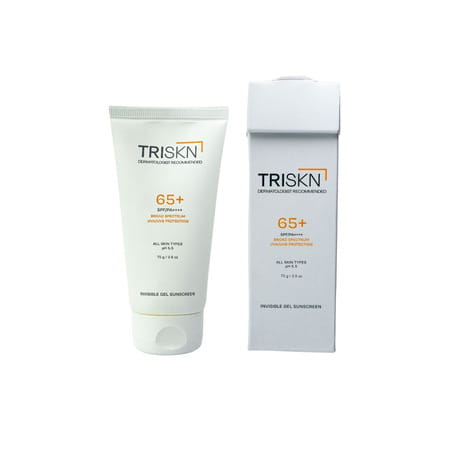 Triskn Invisible Gel Sunscreen | Sunbeat | Spf 65+ |Spf 65+ Pa++++ | 75g