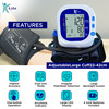 K-Life 104 - Fully Automatic Digital Blood Pressure Checking Machine | Bp Monitor (White)