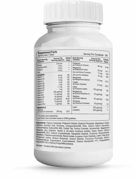 Healthvit Cenvitan Adults Multivitamin & Multimineral 26 Nutrients - 60 Tablets