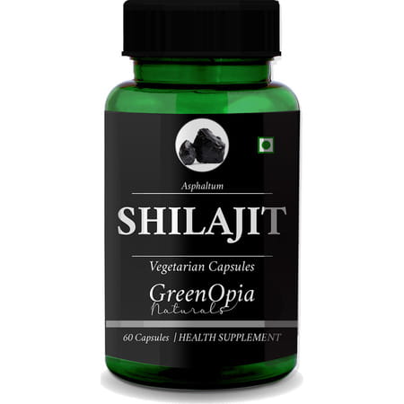 Greenopia Shilajit 60 Vegetarian Capsules