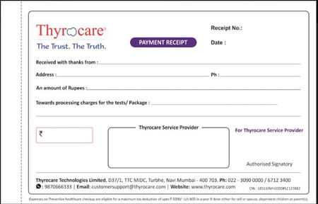 Ttl Payment Receipt Book Of 10 Pages