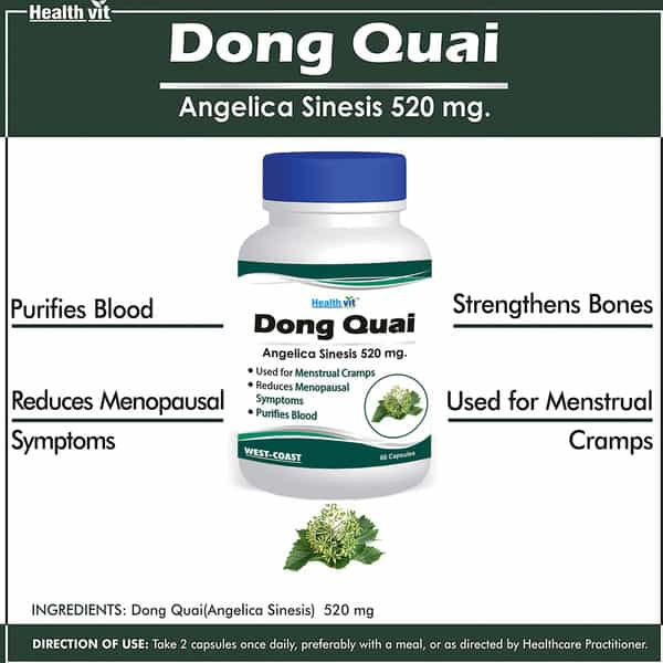 Healthvit Dong Quai 520Mg 60 Capsules
