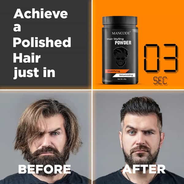 Mancode Hair Styling Powder (25Gm)