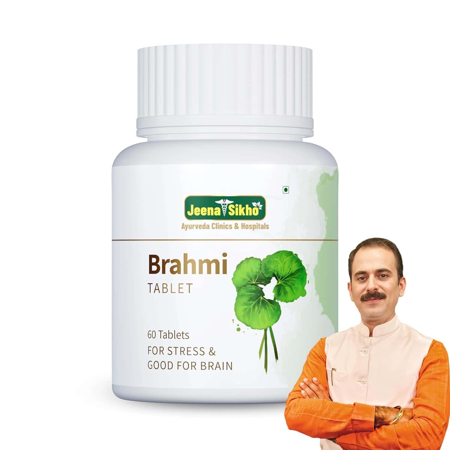 Jeena Sikho Brahmi Mind Wellness | Improves Alertness | Pure & Natural | Memory Booster | 60 Tablet