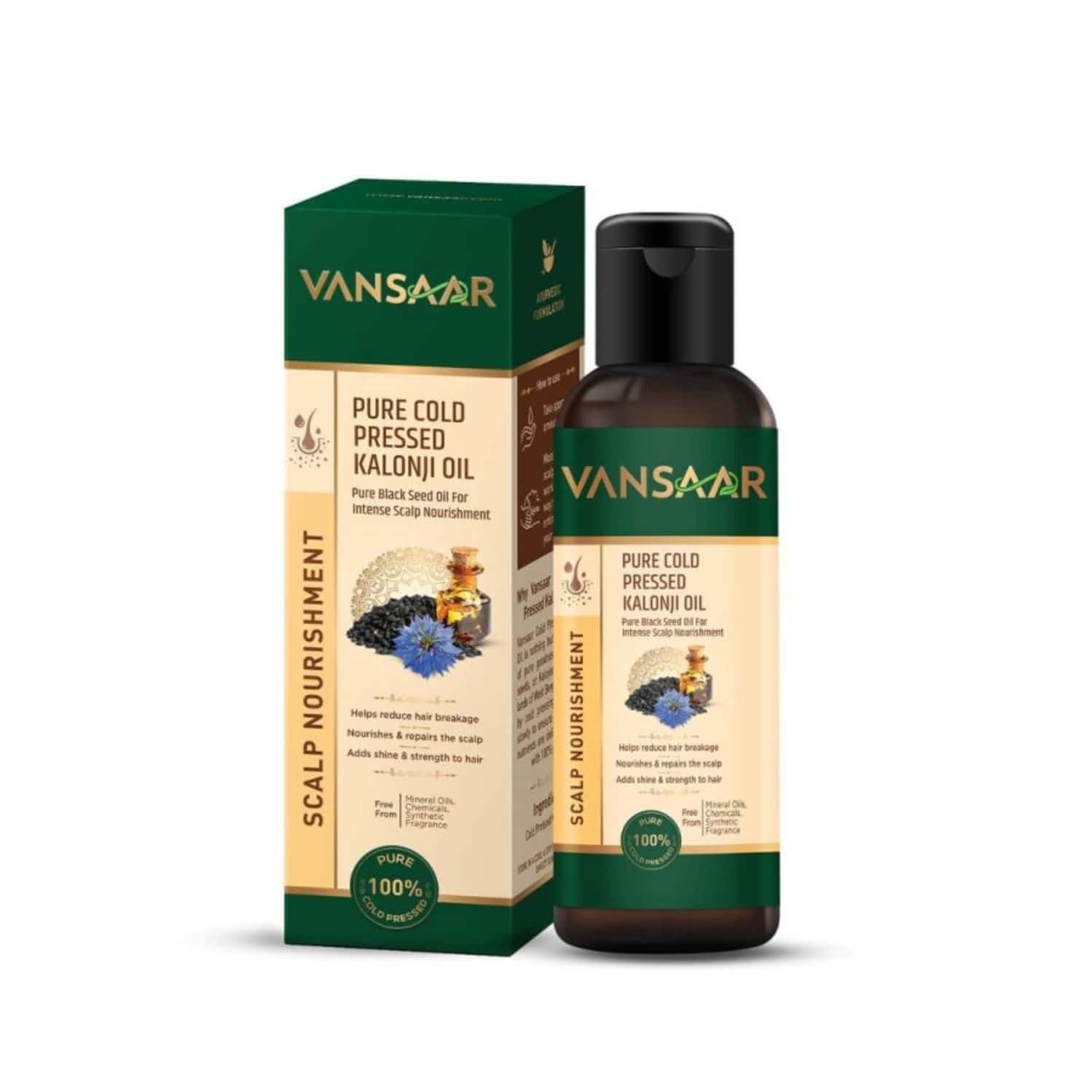 Vansaar Pure Cold Pressed Kalonji Oil - 100 Ml