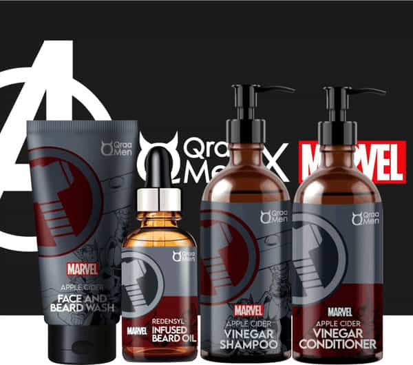 Qraa Men Thor Apple Cider Vinegar Grooming Kit For Men