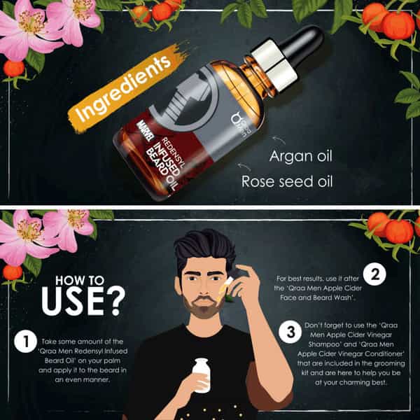 Qraa Men Thor Apple Cider Vinegar Grooming Kit For Men