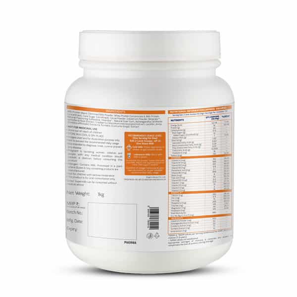Gritzo Supermilk Growth+ (7-9Y Girls) (Double Chocolate | 800G) With Super Gummies (Strawberry)
