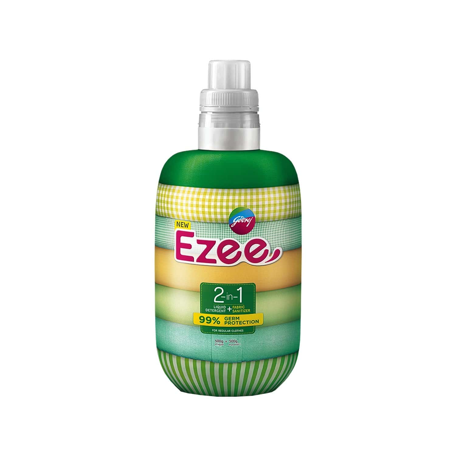 Buy GODREJ EZEE 2IN1 LIQUID DETERGENT + FABRIC SANITIZER 500G Online