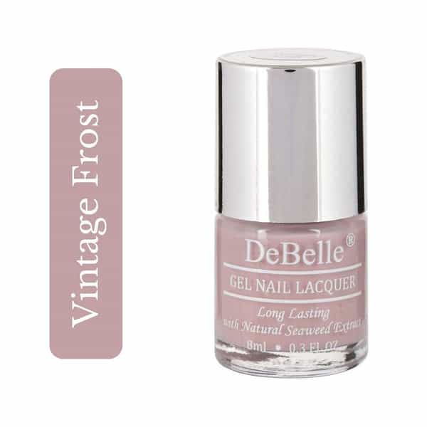 Debelle Gel Nail Polish Combo Set Of 3 Vintage Frost [Pastel Purple] | Pandora - 24 Ml (8 Ml Each)