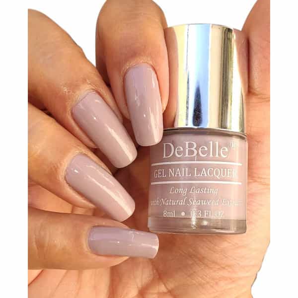 Debelle Gel Nail Polish Combo Set Of 3 Vintage Frost [Pastel Purple] | Pandora - 24 Ml (8 Ml Each)