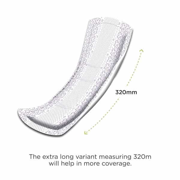 Pee Safe Disposable Maternity Pad Bladder Control Pad Incontinence Pad (Extra Long (8 Pads))