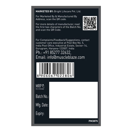 Muscleblaze Micronised Creatine Monohydrate Creamp Powder | Unflavoured (129 Servings | 400G)