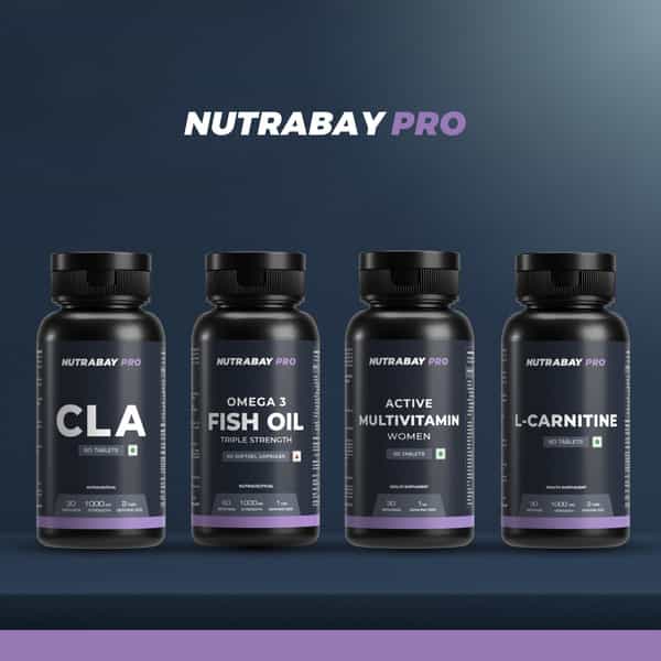 Nutrabay Pro Active Multivitamin For Women - Iron | Multivitamins And Multiminerals - 30 Veg Tablets