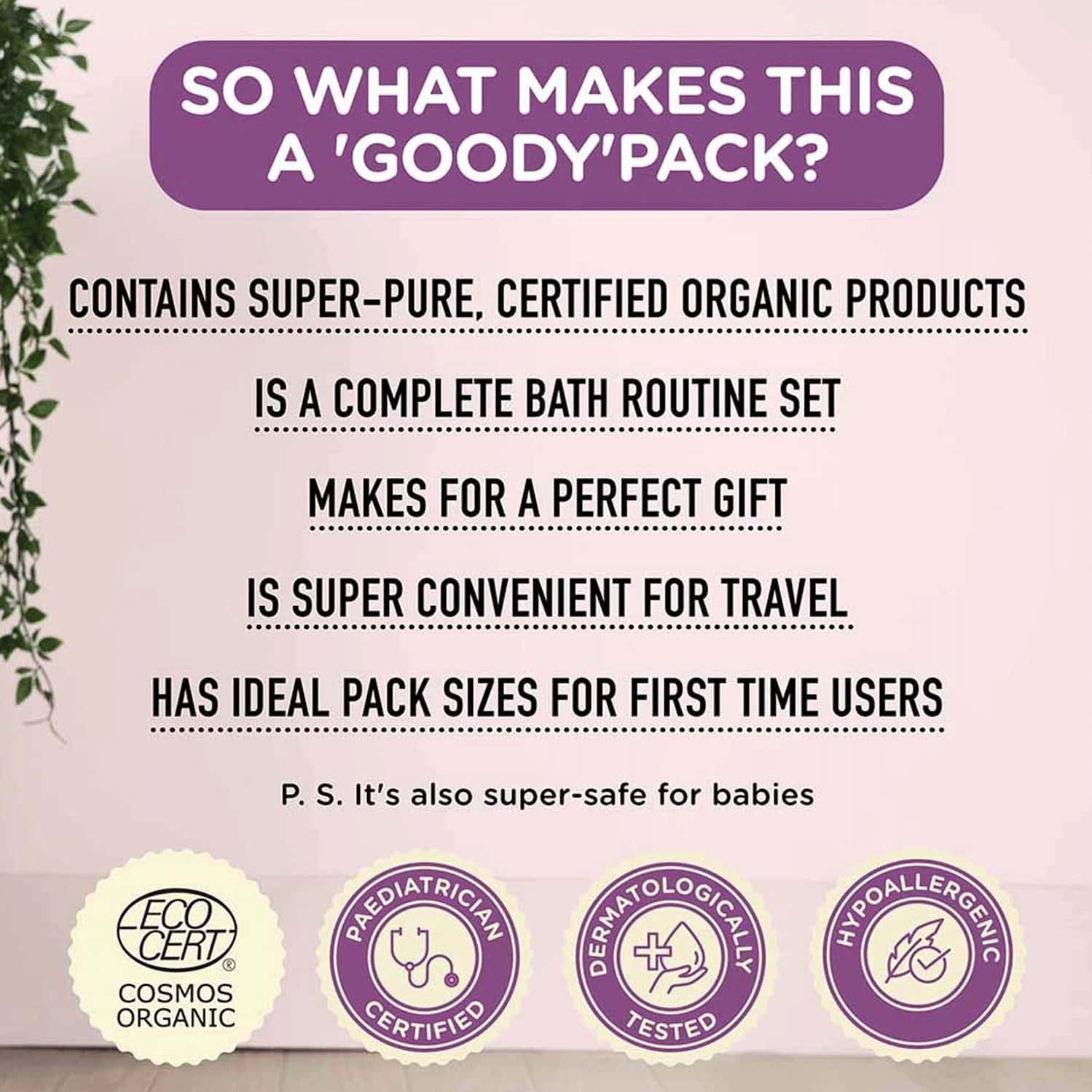 Buy GOODNESSME CERTIFIED ORGANIC BABY BATH GIFT PACK (BODY WASH+LOTION