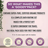 Goodnessme Certified Organic Baby Bath Gift Pack (Body Wash+Lotion+Massage Oil) 100Ml Each White