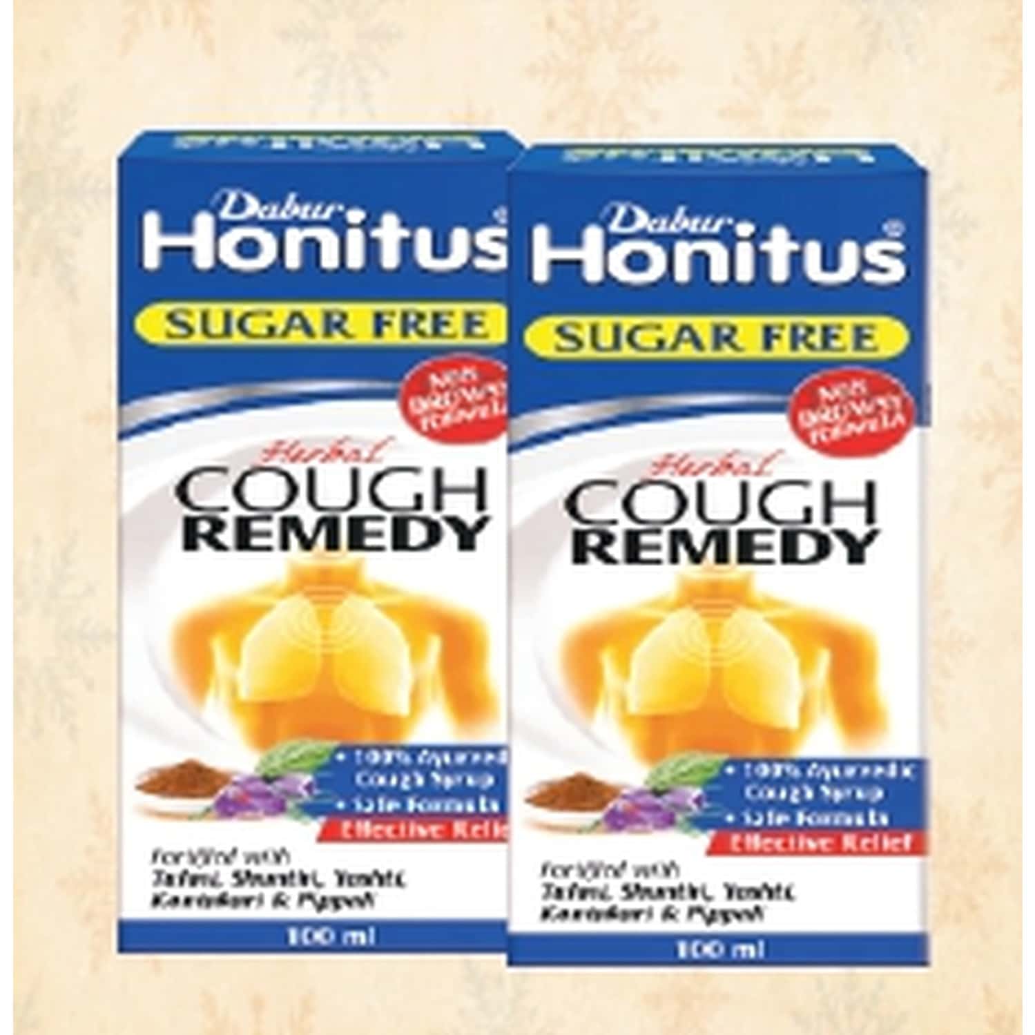 Buy DABUR HONITUS HERBAL COUGH REMEDY SUGAR FREE PACK OF 2 Online & Get Upto 60 OFF at PharmEasy