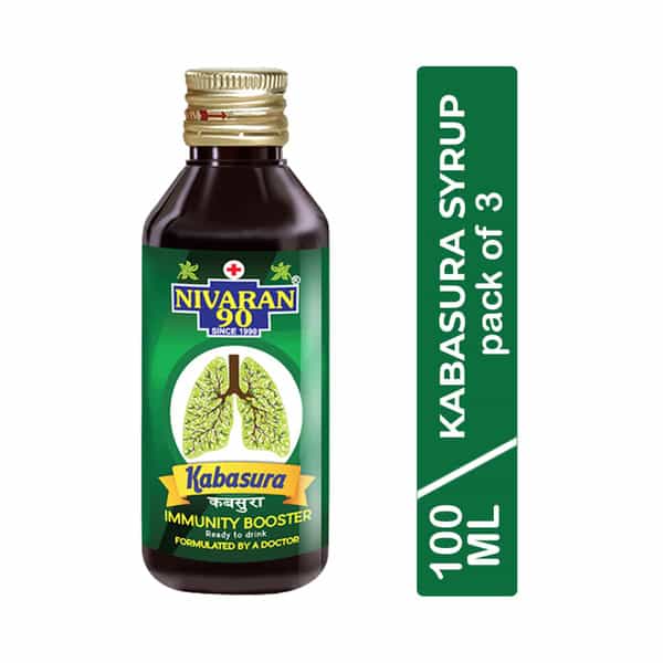 Nivaran 90 Kabasura Syrup(Pack Of 3 - 100 Ml)
