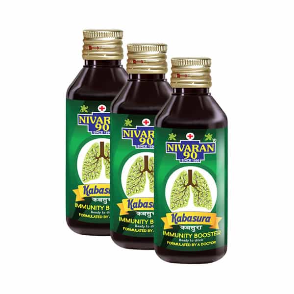 Nivaran 90 Kabasura Syrup(Pack Of 3 - 100 Ml)