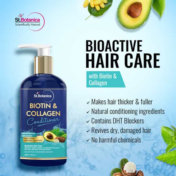 St.botanica Biotin & Collagen Hair Conditioner - 300 Ml