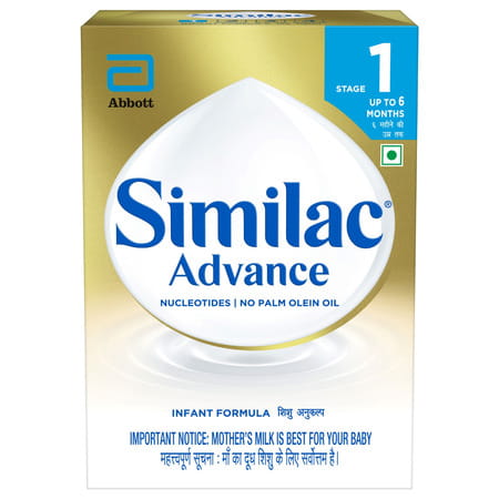Similac Advance Stage 1 Infant Formula Food (Up To 6 Months) Large Pack 800 Gm