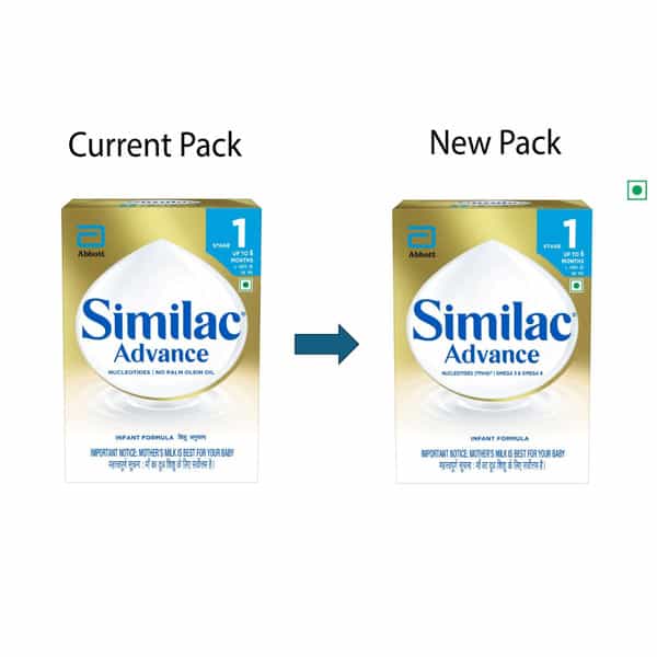 Similac Advance Stage 1 Infant Formula Food (Up To 6 Months) Large Pack 800 Gm