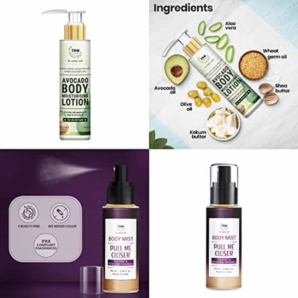 Tnw The Natural Wash Combo With Pull Me Closer Body Mist And Avocado Body Lotion